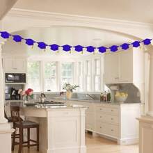 Graduation Decorations Glitter Congrats Grad Graduation With Tassel Party Congratulations Banner Decor Graduation Party Favors - Multicolor - View 9