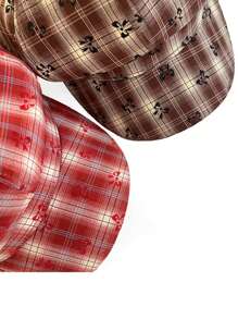 Butterfly Print Beret Hat For Women, Spring/Summer New Arrival - A - View 4