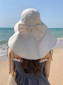 A 2025 New Summer Neck Protection Sun Shawl Sun Hat For Women All-Match Fashion Anti-Ultraviolet Enlarged Brim Sun Hat