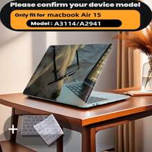 Customizable DIY Series Laptop Protective Shell Compatible With MacBook Air 13/14/15/16 Inch, Includes Keyboard Cover, Suitable For Air 13.6, A1370, A1534, A1502, A1707, A2337, A1932, A2179, And Pro 13.3, A2338, A1706, A1708 - DIY - View 17