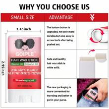 Goiple 14pcs Melting Spray Kit Lace Melting Spray For GlueLess Wigs, Waterproof Lace Glue Extra Hold For Lace Front, Adhesive Remover, Hair Wax Stick Strong Hold Edge Control Gel With Edge Brush, Elastic Hair Band, HD Wig Caps - 14件 - 查看 11