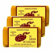 3pcs Snake Oil Soap CleansingShower Handmade Cold ProcessedSoap Gentle Cleansing HandmadeSoap Suitable For All Skin Types - Orange - View 1