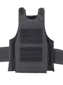 1pc Lightweight Convenient Tactical Vest, Multifunctional Outdoor Training Gilet - Black - View 4