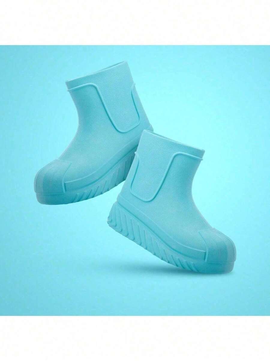 Women's Adult Galoshes Waterproof Rain Boot Low Shaft 33 To 40 Scaleno - Màu xanh lam - Xem 1