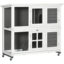 PawHut Pet Houses & Cages - White - View 7
