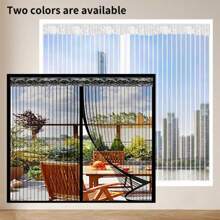 Summer Magnetic Mosquito Net Curtain For Home, Breathable Dense Sheer Window Screening, Auto Adhesive Curtains Curtains For Living Room Kitchen Room Decor Home Decor Living Room Kitchen Decor Living Room Decor Room Decor Curtains Bedroom