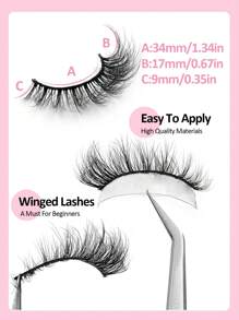 7 Pairs 3D Faux Mink Volumes Fake Lashes Soft Fluffy Natural Long False Eyelashes Extensions