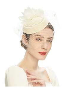 1 pieza Fascinadores y sombreros elegantes para mujer para fiestas de té, bodas, carreras de caballos, Bridgerton, funeral, vestidos vintage de los años 40 y 50, accesorios Lolita, regalo del Día de la Madre