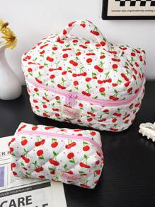 3pcs/Set Makeup Organizer Bag, Travel Toiletry Bag, Cosmetic Storage Pouch For Home, School, Dorm, Large Capacity Makeup Bag For Women, Grooming Kit For Men Beach Essentials Back To School