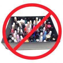 Bolsa Pasta Multiuso Porta Esmaltes Maquiagem Manicure Maquiadora até 120 frascos sem bolsão interno Nacional Estampada Exclusiva