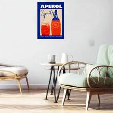 1 幅无框海报墙艺术复古卡通果汁海报和印刷饮料帆布画俱乐部酒吧商店家居装饰 - 彩色 - 查看 27