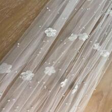 1 tấm khăn trải bàn mỏng họa tiết hoa sâm panh ngọc trai, trang trí bàn bằng vải tuyn lưới mịn cho tiệc sinh nhật, ngày lễ tình nhân, tiệc khiêu vũ - Rượu sâm banh - Xem 7