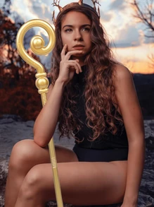 成人服装权杖，埃及女王、王子、国王权杖，万圣节服装角色扮演道具