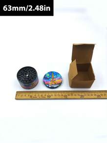 BROS 1 Set Creative Cartoon Grinder - Multi-Layer Alloy Grinding Tool - Fashionable Household Essential - Unisex Holiday Gift Set, Suitable For Various Occasions - Multicolor - View 15