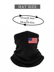 5 件/2 件/1 件美国国旗印花颈套脸部服装颈套面罩围巾防晒透气头巾透气防晒防风适用于滑雪钓鱼徒步骑行春夏季 - 彩色 - 查看 4