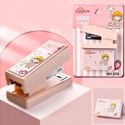 Conjunto de mini grampeador com grampos 3067-5850