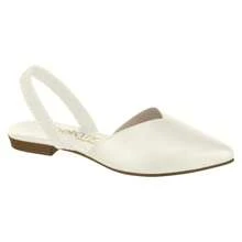 Women's Comfort Slingback Mule Shoe White Clarinha Beira Rio - 米色 - 查看 1