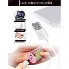 Recortador de cejas y depilación facial para mujeres, recargable, eléctrico, sin dolor, portátil, depiladora de cejas, pluma para cejas, pelusa de melocotón facial, labios - aleatorio - Ver 7