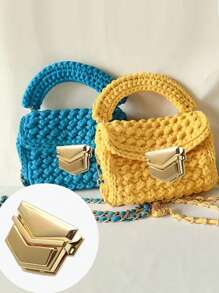 1/2pcs Zinc Alloy Snap Lock Buckle, For Making Wallets, Luggage Hardware, Climbing Carabiners - Multicolor - View 2