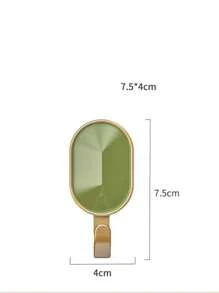 自粘装饰挂钩，重型防损墙钩，无需钻孔，可悬挂衣服/包包，强力粘胶家居浴室装饰 - 彩色 - 查看 9