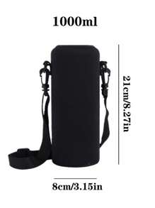 Cup Insulation Cover Thickened Water Bottle Insulation Cover Strap Glass Protective Cover Portable Scalding-Proof Water Cup Cover1pc - Black - View 13