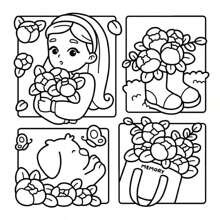Girl Spaces/Girl's Day - Super Cute And Fun Adult Coloring Book: Featuring Cozy Moments And Girly Things, Cute Drawings For Relaxation And Stress Relief, Mindfulness,Mother's Day,Mom's Gift,Back To School,School Supplies