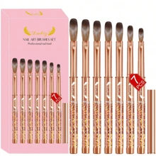 Acrylic Nail Brush Set - Acrylic Nail Brushes For Acrylic Application, Acrylic Powder Brushes For Acrylic Nails Tool Set For Nail Extension & 3D Carving, For Girls Women Wife Girlfriend Lover Valentine's Day Gifts