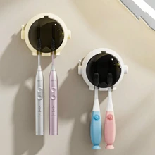 Uchwyt na szczoteczkę do zębów w kształcie astronauty. Bez wiertarki, łazienkowy elektryczny stojak na szczoteczki do zębów. Uchwyt na szczoteczkę do zębów w kształcie kreskówki. Prezentowy organizer do przechowywania szczoteczek do zębów, uchwyt na szczoteczkę do zębów, ścienny minimalistyczny, pyłoszczelny wieszak na szczoteczki do zębów bez wiercenia, z automatycznie zamykaną pokrywą. Uroczy uchwyt na szczoteczkę do zębów w kształcie astronauty, bez wiertarki, łazienkowy organizer na szczoteczki do zębów montowany na ścianie do domu, hotelu, akademika.