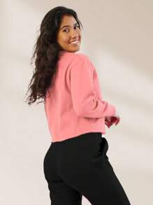 Lynn Women Sweatshirts - Hồng - Xem 3