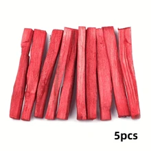 5/10pcs 4 Inch Dragon's Blood Palo Santo Holy Wood Incense Sticks, Powerful Purification, Protective Amulet, Stress Relief, Meditation, Ritual, Home Decor, Party Decoration For Cleansing Spaces And Meditation, Gift