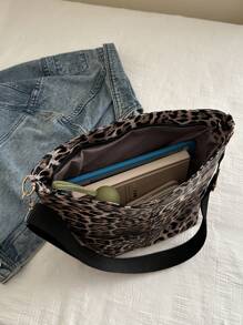 Fashion Versatile Solid Color Retro New PU Leather Crossbody Bag, Casual Simple Bucket Bag - Brown - View 5