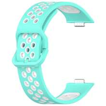 Dây đeo silicon tương thích với Watch Fit 3 Phụ kiện dây đeo Sprot Vỏ đai thoáng khí Vòng đeo tay tương thích với Watch Fit3 Band - Huawei Fit3 - Xem 15