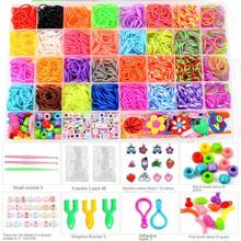 4500 stuks Vibrant Loom Band Kit - DIY sieradenset met elastiekjes voor unieke armbanden, bangles en knutselwerkjes - Perfect kerstcadeau, het beste voor Kerstmis