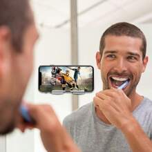 Paquete de 3 soportes de pared para teléfono, soporte ajustable e impermeable para teléfono para la ducha, soporte universal de aluminio para teléfonos celulares y tabletas para la cama, el baño y la cocina, compatible con iPhone de Apple y teléfonos Android, regalos para familiares, amigos, cumpleaños, primavera, verano, el Día de la Madre, novios y novias