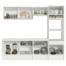 Mueble De Cocina Integral 240 Cm Diamante Madesa 06 - Blanco - Ver 6