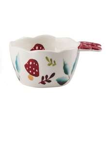 1 PIEZA Cuenco ligero y personalizado para hornear, postre o salsa, ideal para uso en el hogar, restaurantes y también como vajilla infantil. Cuenco multiusos de cerámica, ideal para salsas, especias y postres.