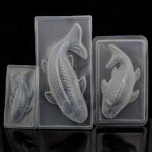 NEW Plastic Cake Chocolate Mould Jelly Handmade 3D Koi Fish Sugar Craft Mold DIY - Multicolor - View 5