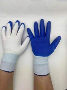 10 Pairs Work Gloves - White Safety Work Gloves For Repair, Construction, Industrial, Warehouse, Gardening, BBQ, And Other Uses, For Men And Women - Multicolor - View 2