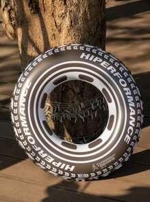 1 pezzo Enorme anello da nuoto gonfiabile per adulti, accessorio per feste in piscina estive, forniture per feste di compleanno per adulti, decorazione per feste in piscina a tema gare di camion