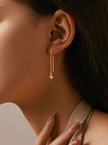 1pair Exquisite Hoop Earring Ladies Jewelery For Women S925 Sterling Silver Gorgeous Zirconia Hoop Earring Fine Jewelery Gift For Engagement Gift