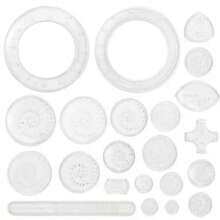 Juego de arte hecho a mano Spirograph de 22 piezas, set de papelería mágica de dibujo, set de reglas mágicas, juguete de dibujo, varios tipos de reglas de dibujo, plantillas de dibujo, patrones mágicos clásicos, regalo de cumpleaños, regalo de recompensa