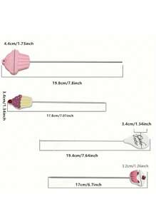 1pc Stainless Steel Cake Tester Skewer - Reusable Metal Baking Probe Pick Tool For Cakes, Baking Tools, Suitable For Home, Holiday, Daily Gifts For Friends - Multicolor - View 8