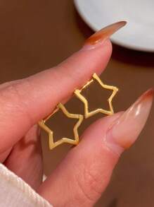 1 对精致环形耳环女士珠宝女士 S925 纯银华丽锆石环形耳环精美珠宝礼物订婚礼物