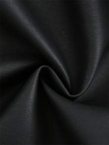 Women Slim Leather Jacket, Lightweight Spring Autumn Coat, Stand Collar Faux Leather Moto Jacket