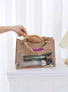 Túi đay trong mờ cổ điển tùy chỉnh, Túi xách du lịch bãi biển Túi tote thông thường, Túi quà tặng tiệc cưới, Túi xách dung tích lớn, Thích hợp cho mọi mùa làm quà tặng cho bạn bè và gia đình, Di động, Đa chức năng, Đa năng, Sức chứa lớn, Nhẹ, Chức năng, Thiết thực, Đa mục đích, Nhiều màu sắc, Dễ thương, Đáng yêu, Kawaii, Y2K, Cảm giác kỳ nghỉ / Kỳ nghỉ, Giải trí, Đi làm, Công sở thường ngày, Tùy chỉnh, Cá nhân hóa, Độc đáo, Tùy chỉnh, Túi du lịch, Túi tote lớn, Bạn gái, Bạn trai, Gia đình, Bạn bè, Cho hoạt động ngoài trời / Đi chơi / Du lịch / Đi bộ đường dài / Sân vận động / Thể thao / Leo núi, Cho công việc / Đi làm / Công việc / Văn phòng, Kỳ nghỉ - Nhiều màu - Xem 3