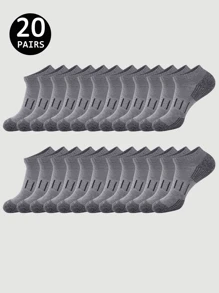 5/10/20 Pcs Outdoor Sports Socks, Men's Socks, Running Socks - Multicolor - View 21