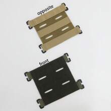 Parches con gancho de sujeción y panel, accesorios de visualización de parches tácticos para DIY de insignias, mochilas, sistema de chaleco táctico, adaptador de panel, gancho y panel