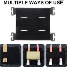 Parches con gancho de sujeción y panel, accesorios de visualización de parches tácticos para DIY de insignias, mochilas, sistema de chaleco táctico, adaptador de panel, gancho y panel