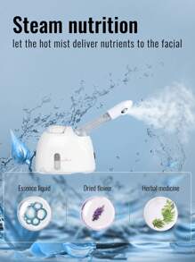 K·SKIN KSKIN Home Use Portable Face Steamer Beauty Face Sprayer Spa Steamer Nano Facial Steamer - EU C Type Plug(220-240V) - View 8