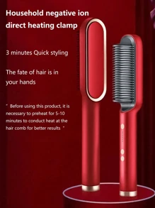 Máy uốn tóc và hỗ trợ tóc đa năng 2 trong 1, sử dụng cả ướt và khô, công nghệ gốm, phích cắm 110V của Hoa Kỳ, lược tạo kiểu tăng dần nhiều nhiệt độ, quà tặng cho nữ, quà tặng Ngày của Mẹ - Xem 9